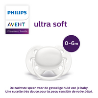 Philips AVENT Sucette 0 - 6 mois Soft Deco bleu/vert - 2 pièces-Image 3