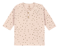 Lässig T-shirt met lange mouwen Dots Powder Pink