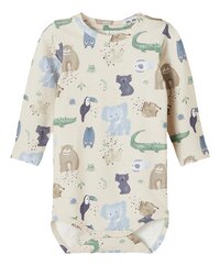 Name it Body à manches longues Bifish Oatmeal taille 56-Avant