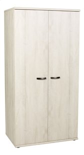 Armoire 2 portes Olivia décor chêne-Avant