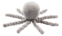 Nattou Knuffel Lapidou Octopus 23 cm grijs