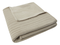 Jollein Couverture pour lit Pure Knit Velvet Nougat-commercieel beeld