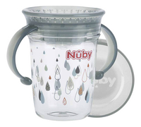 Nûby Oefenbeker 360° Wonder Cup 240 ml grijs