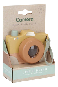 Little Dutch Houten vintage camera-Linkerzijde