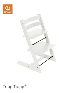 Stokke® Chaise haute Tripp Trapp® blanc-Côté gauche