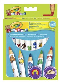 Crayola Crayon de couleur épais Mini Kids - 8 pièces