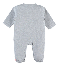 Noukie's Pyjama biokatoen grijs maat 62-Achteraanzicht