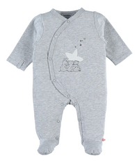 Noukie's Pyjama biokatoen grijs-Vooraanzicht