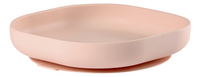 Béaba Assiette plate silicone avec ventouse rose-commercieel beeld