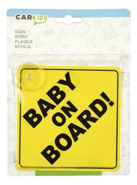 Carkids Bordje Baby on Board-Vooraanzicht