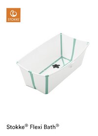 Stokke® Baignoire Flexi Bath® White Aqua-Côté droit