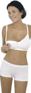 Carriwell Soutien-gorge d'allaitement sans couture 2.0 blanc XL-Image 4
