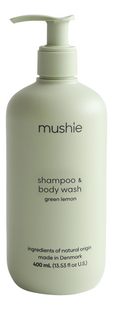 Mushie Shampoo en body wash Green Lemon 400 ml