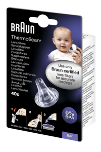 Braun Extra lenskapjes ThermoScan - 40 stuks-Rechterzijde
