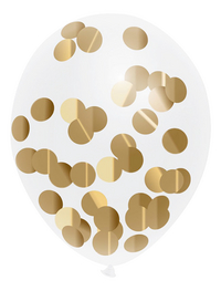 JEP! Ballon Ballon à confettis Gold - 5 pièces-Détail de l'article