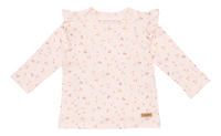 Little Dutch T-shirt met lange mouwen Little Pink Flowers roze maat 74-Vooraanzicht