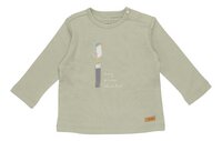 Little Dutch T-shirt met lange mouwen Seagull Olive maat 68-Vooraanzicht