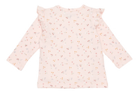 Little Dutch T-shirt met lange mouwen Little Pink Flowers roze maat 68-Achteraanzicht