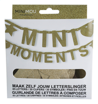 Minimou Banderole Mini Moments or brillant-Avant