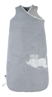 Noukie's Sac de couchage d'hiver Anna & Milo Veloudoux gris 90 cm