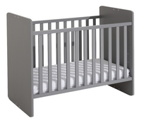 Transland 3-delige babykamer (meegroeibed + commode + kast met 3 deuren) Steffi grijs-Artikeldetail