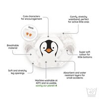 My Carry Potty Oefenbroekje Pinguïn zwart/wit/oranje 2 tot 3 jaar-Artikeldetail