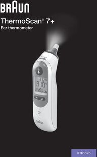 Braun Infrarood koortsthermometer ThermoScan 7+ met Age Precision-Vooraanzicht