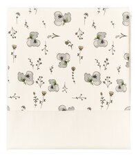 Dreambee Drap pour lit Kai blanc cassé coton