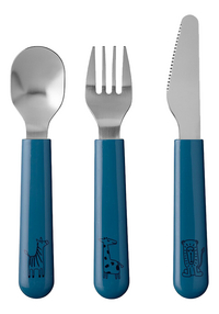 Mepal Fourchette, cuillère et couteau Mio Deep Blue