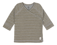 Lässig T-shirt met lange mouwen striped grey maat 50/56
