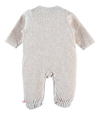 Noukie's Pyjama Fluwelen beige maat 50-Achteraanzicht