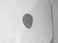 BABYDAM - Réducteur de baignoire - blanc/gris