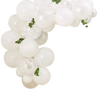 Ginger Ray Mini arche de ballons Botanical blanc-Avant