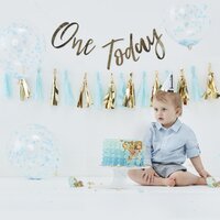 Ginger Ray Set de décoration Cake Smash Kit - 1er Anniversaire bleu-Image 3