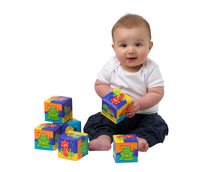 Playgro Stapelblokken Soft Blocks - 6 stuks-Afbeelding 1