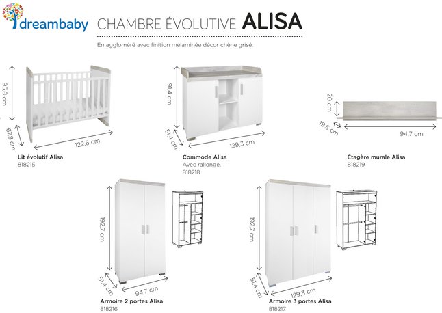 Chambre alisa dreambaby