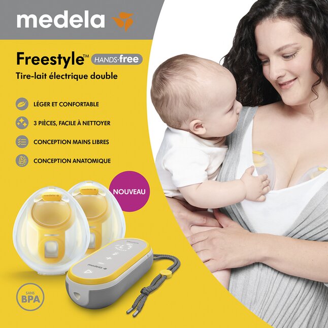 Medela tire-lait double Freestyle mains-libres