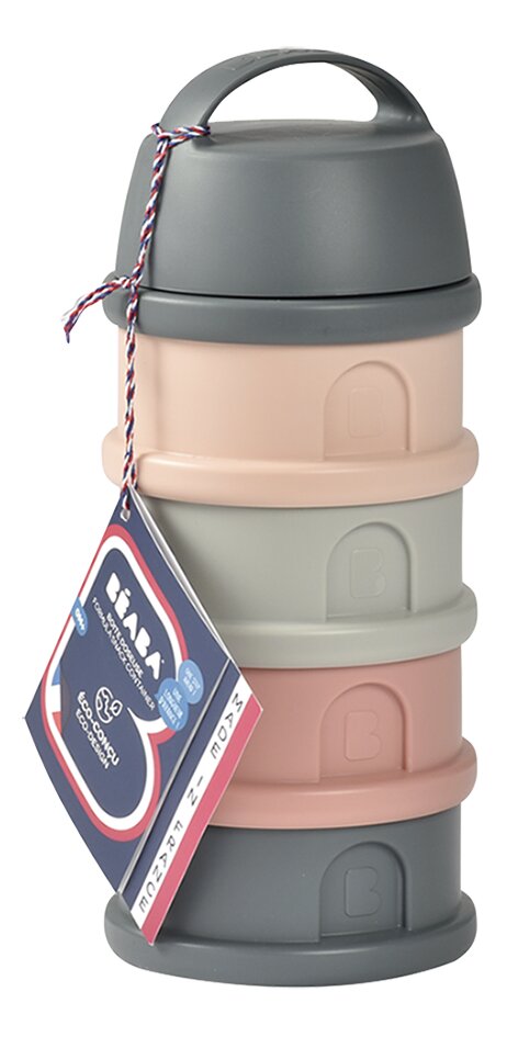 Boite Doseuse 4 Compartiments Mineral Grey/Blue BEABA, Vente en ligne de  Accessoires repas bébé