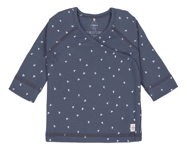 Lässig T-shirt met lange mouwen triangle blue maat 62/68