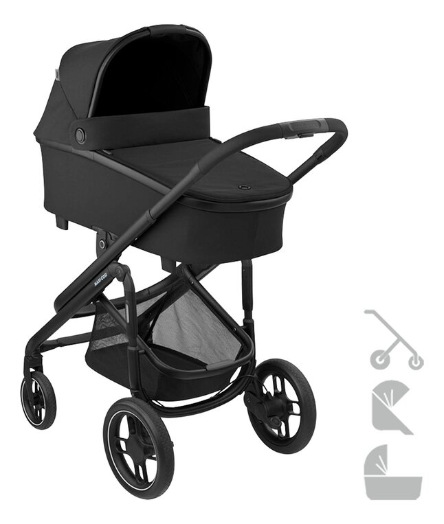 Proberen Motiveren Vakantie Maxi-Cosi 3-in-1 Kinderwagen Plaza+ Essential Black | Dreambaby