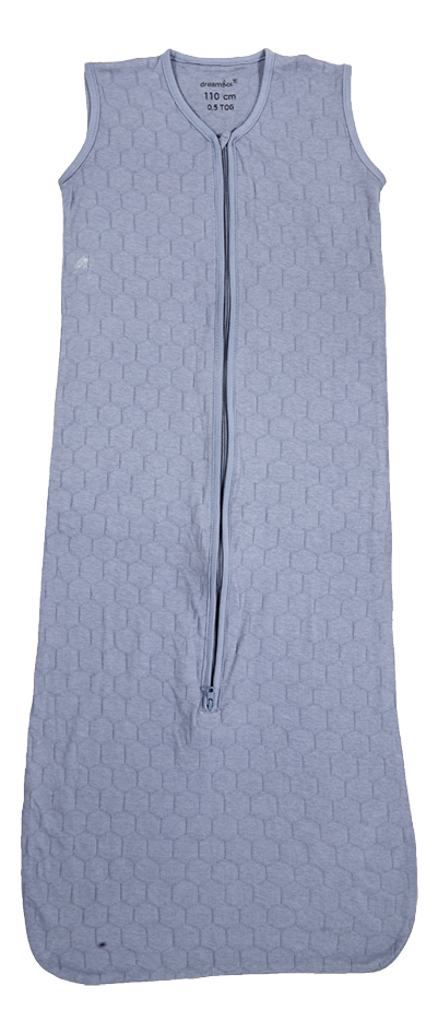 Dreambee Zomerslaapzak Essentials 110 cm licht grijsblauw