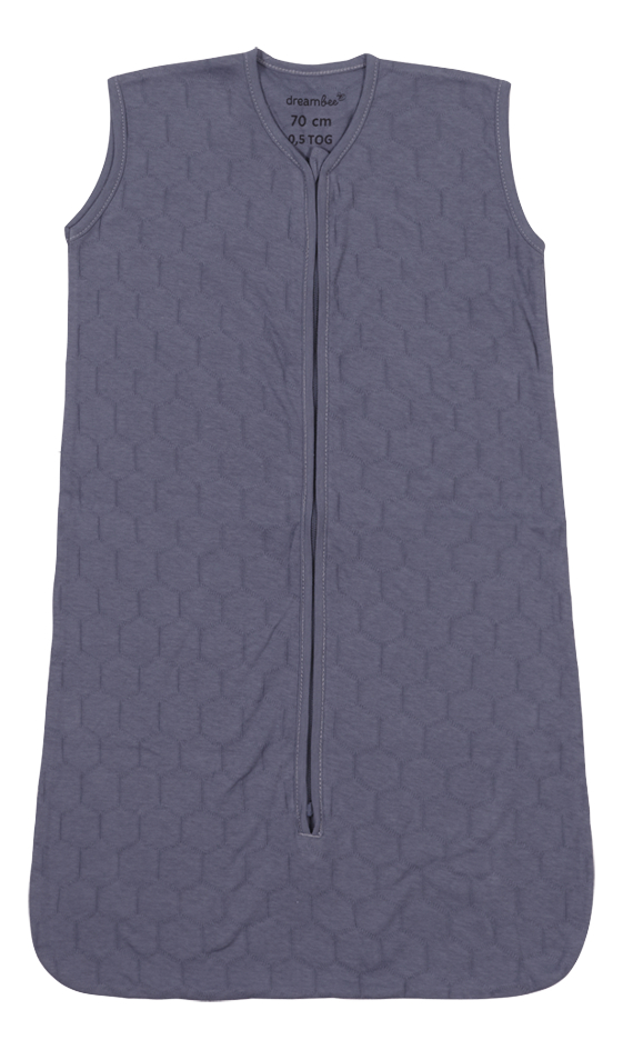 Dreambee Sac de couchage d'été Essentials 70 cm bleu gris clair