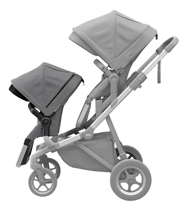Thule Si ge suppl mentaire pour poussette double Sleek Grey