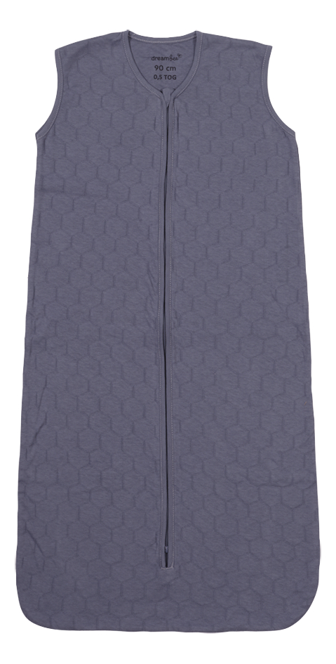 Dreambee Sac de couchage d'été Essentials tetra 90 cm bleu gris clair