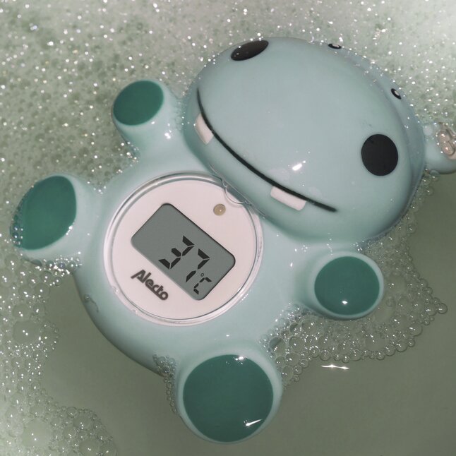 Thermomètre de bain hippopotame Alecto