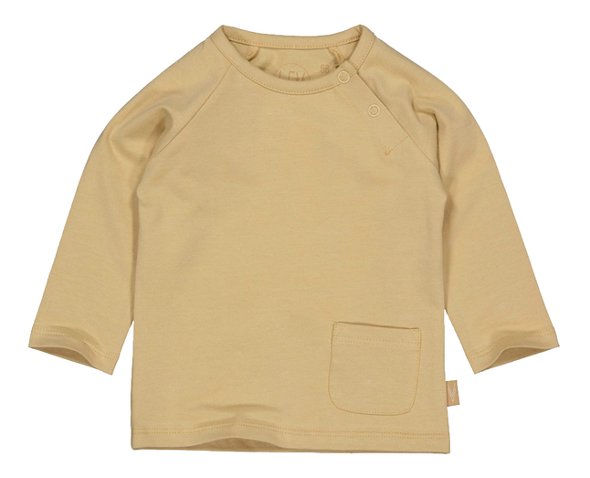 Levv T-shirt met lange mouwen Yellow Dust Melange maat 56