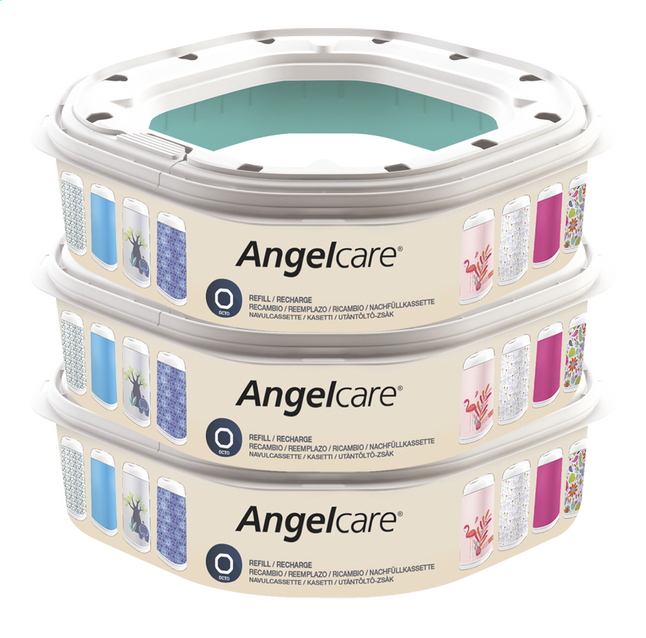 Angelcare Recharge pour poubelle à langes Dress up - 3 pièces