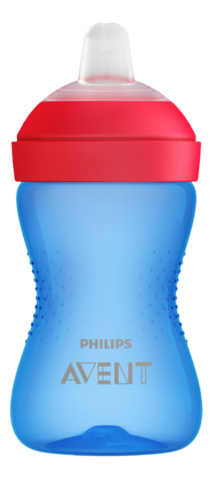 Philips AVENT Drinkbeker met tuit 300 ml blauw/rood