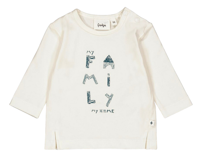 Feetje T-shirt à longues manches Family Offwhite taille 86