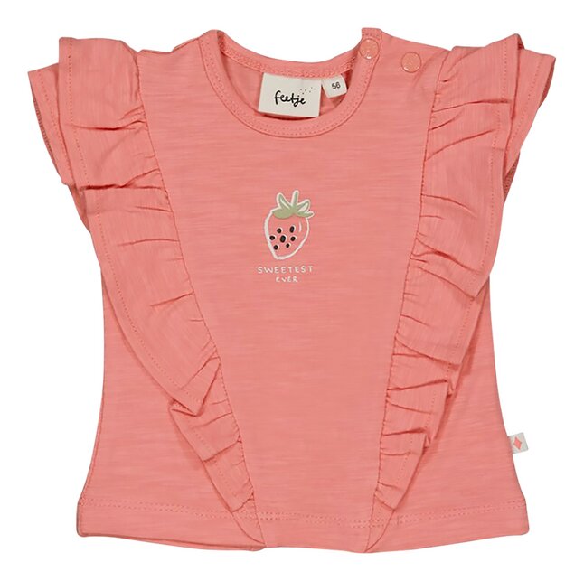 Feetje T-shirt Berry Sweet roze maat 74